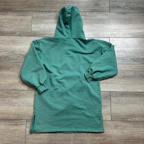ZARA Looney Tunes Casual Hoodie Long Size 13-14 Girls Kids Green Logo - Picture 2 of 5